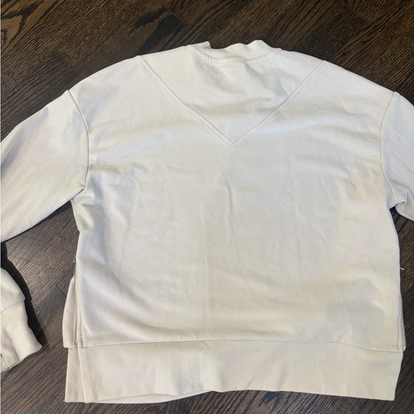 Varley Off-White Ribbed Sweatshirt - Picture 6 of 6